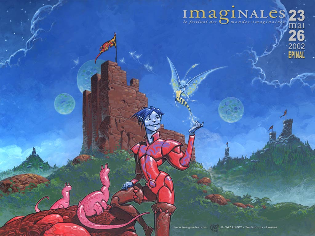 L'affiche de la 1ère édition en 2002 par Caza !